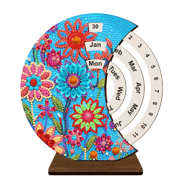 Diamond Painting Ewiger Kalender | Sonnenblumen