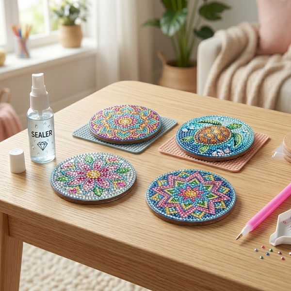 Wie macht man Diamond Painting Untersetzer wasserdicht? Tipps & Anleitung