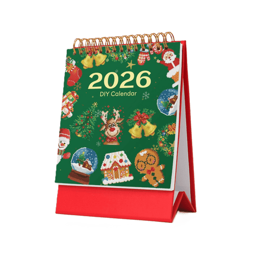2026 Diamond Painting Tischkalender – Weihnachts-Edition
