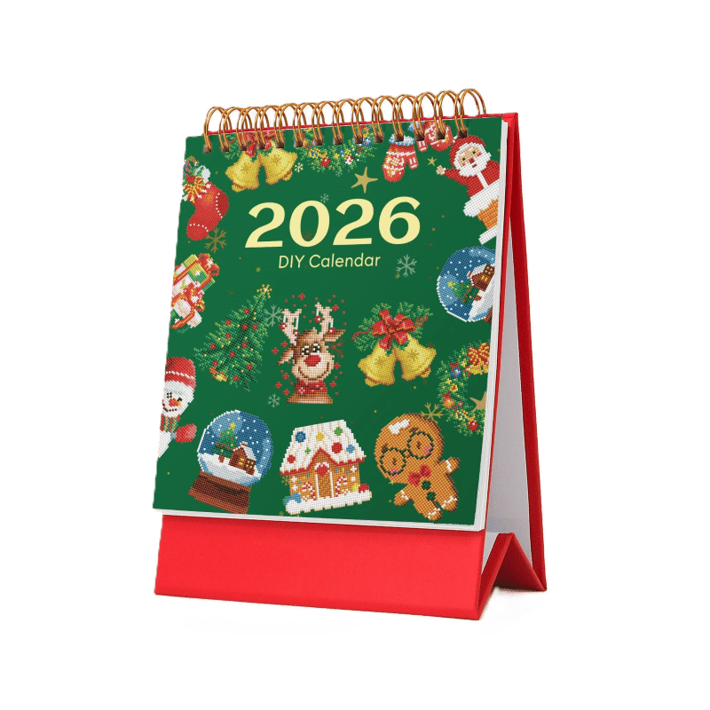 2026 Diamond Painting Tischkalender – Weihnachts Edition