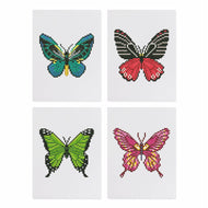 4 Mini Diamond Paintings | Schmetterlings-Set