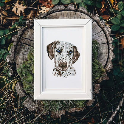 12 Mini Diamond Paintings - Süße Hunde