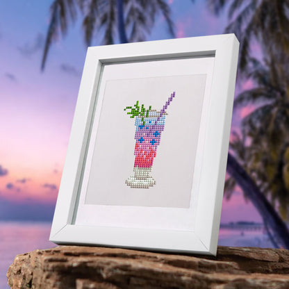 12 Mini Diamond Paintings - Cocktail-Set