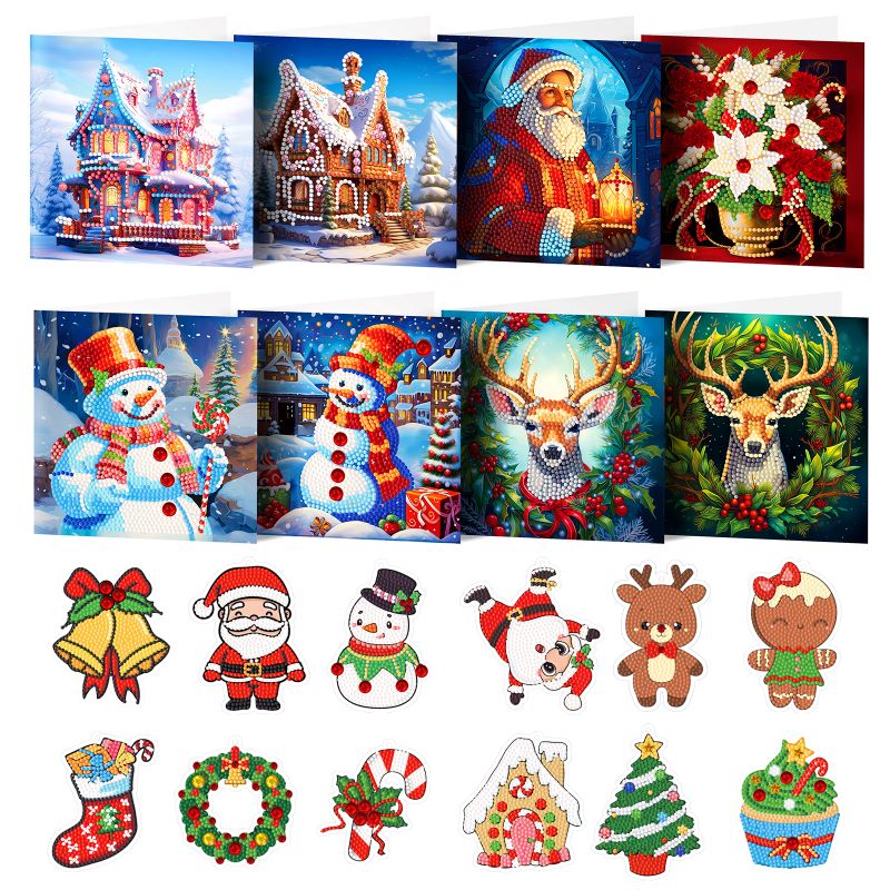 8 Weihnachtskarten + 12 Anhänger – Black Friday Limited Edition Deal