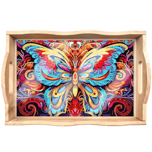 Diamond Painting Tablett – Schmetterling