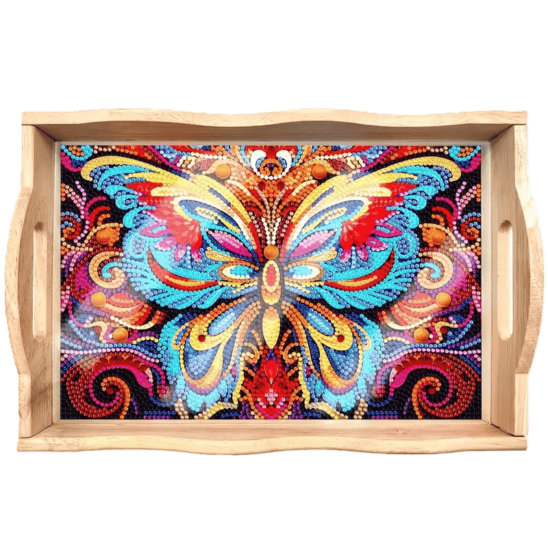 Diamond Painting Tablett – Schmetterling