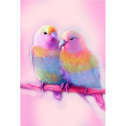 Regenbogenfarbige Vögel