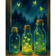 Glühwürmchen - Diamond Painting