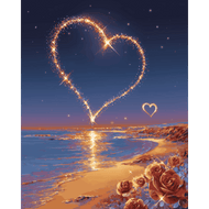 Liebesfeuerwerk - Diamond Painting