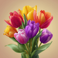 Farben des Frühlings - Diamond Painting