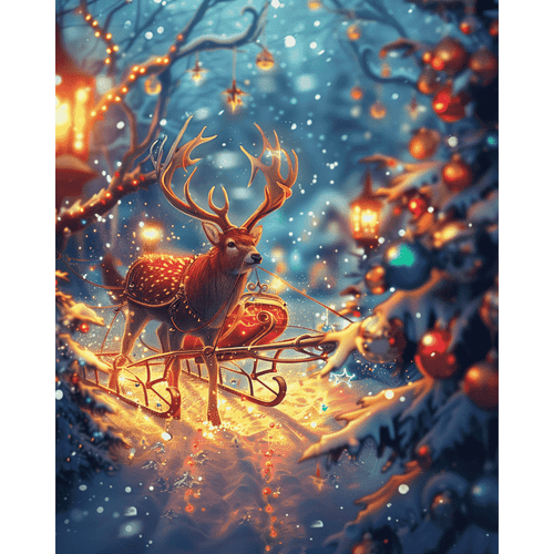 Reise durch den Schnee