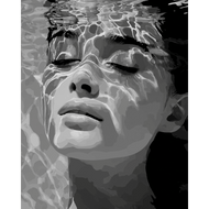 Fließende Schatten - Diamond Painting