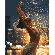 Goldener Tanz - Diamond Painting