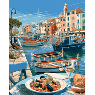 Ruhiger Hafen - Diamond Painting