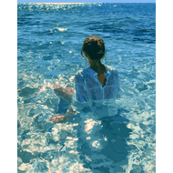 Salzwasser-Gelassenheit - Diamond Painting