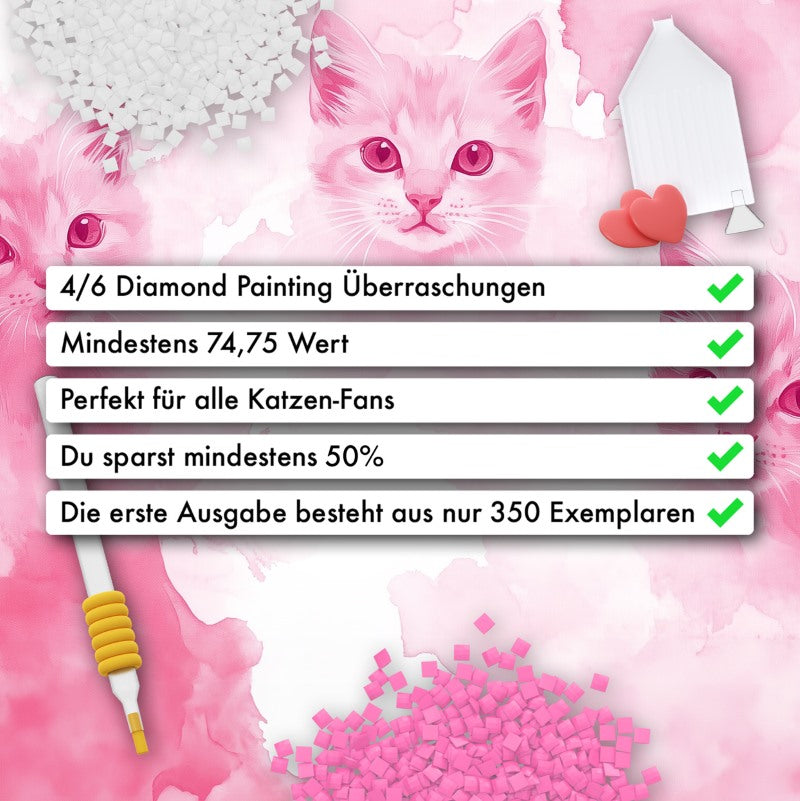 Diamond Painting Mystery Box – Katzen