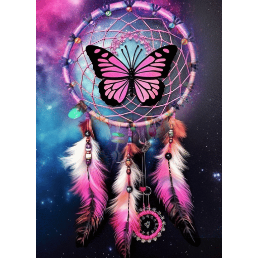 Schmetterling im Traumfänger