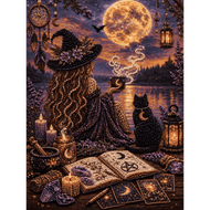 Die Geisterstunde - Premium Perlen Diamond Painting - Diamond Painting