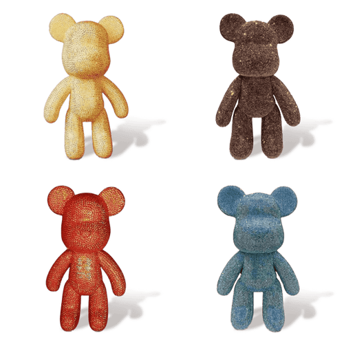 Diamond Painting 3D Teddybär – 4 Farben