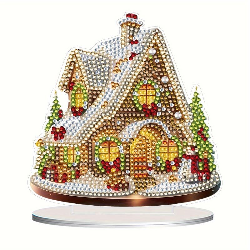 Diamond Painting Ornament – Weihnachts Haus