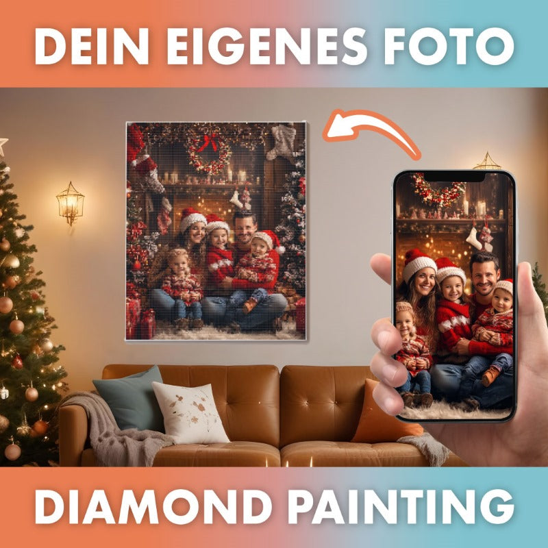 Eigenes Foto Diamond Painting | Weihnachten