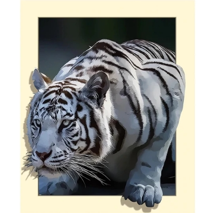 3D-Tiger Diamond painting Deutschland | Diamond painting eigenes bild | Diamond painting kaufen | Diamond painting 5D | Diamond painting amazon | Diamond painting eigenes foto