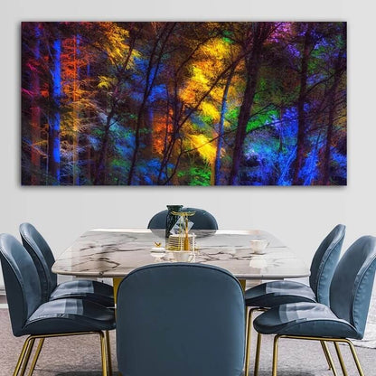 Wald in mehreren Farben 50x100cm