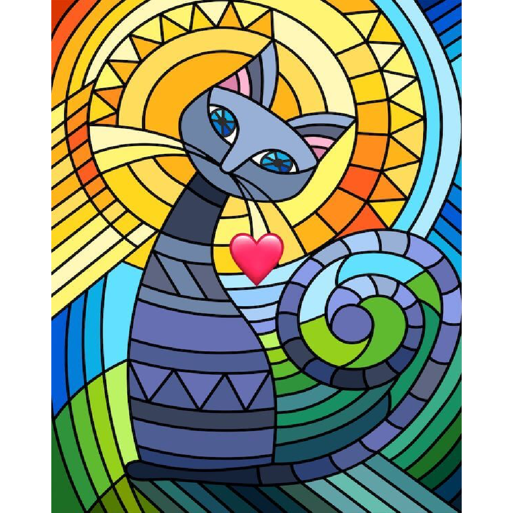 Katzen kunst
