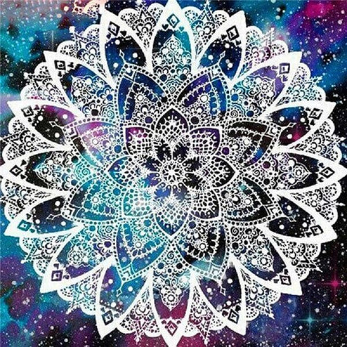 Mandala weiss