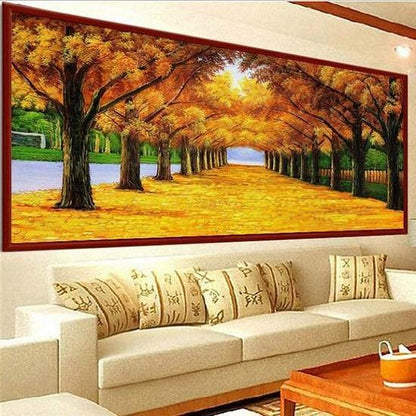 Allee ab 100x40cm Diamond painting Deutschland | Diamond painting eigenes bild | Diamond painting kaufen | Diamond painting 5D | Diamond painting amazon | Diamond painting eigenes foto