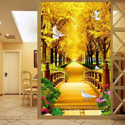 Brücke im Wald ab 50x100cm Diamond painting Deutschland | Diamond painting eigenes bild | Diamond painting kaufen | Diamond painting 5D | Diamond painting amazon | Diamond painting eigenes foto