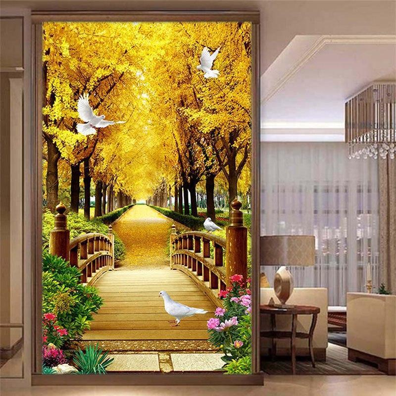 Brücke im Wald ab 50x100cm Diamond painting Deutschland | Diamond painting eigenes bild | Diamond painting kaufen | Diamond painting 5D | Diamond painting amazon | Diamond painting eigenes foto