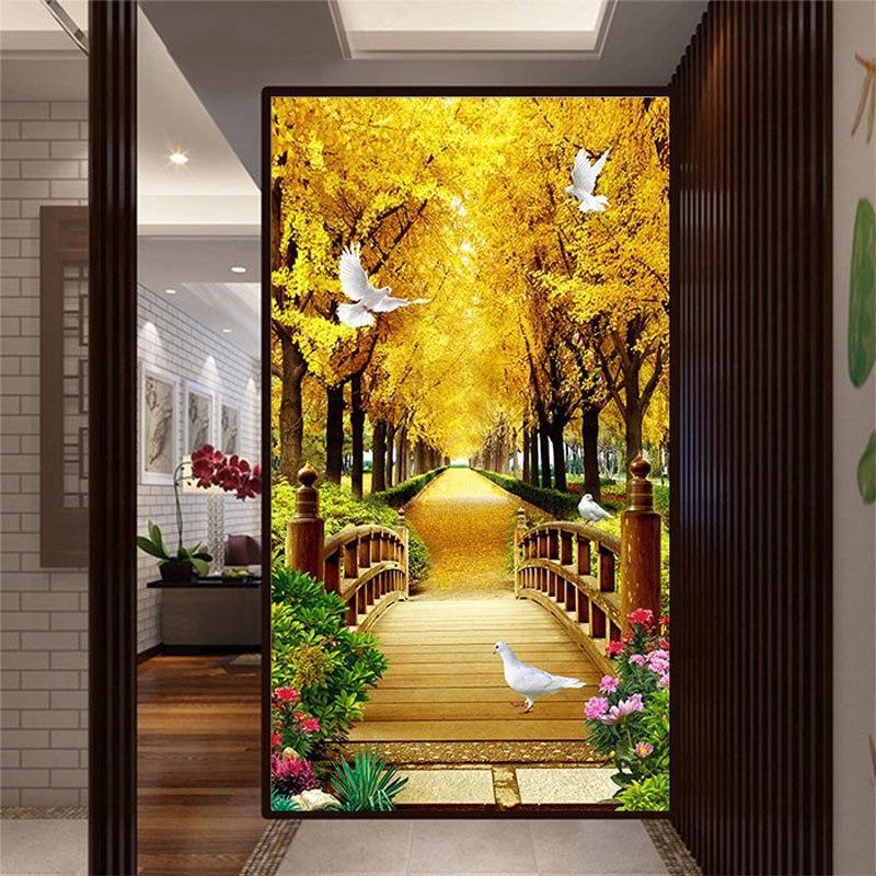 Brücke im Wald ab 50x100cm Diamond painting Deutschland | Diamond painting eigenes bild | Diamond painting kaufen | Diamond painting 5D | Diamond painting amazon | Diamond painting eigenes foto