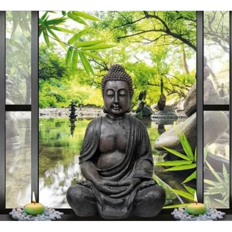 Buddha am Fenster Diamond painting Deutschland | Diamond painting eigenes bild | Diamond painting kaufen | Diamond painting 5D | Diamond painting amazon | Diamond painting eigenes foto