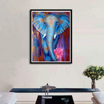 Bunter Elefant ab 50x70cm Diamond painting Deutschland | Diamond painting eigenes bild | Diamond painting kaufen | Diamond painting 5D | Diamond painting amazon | Diamond painting eigenes foto