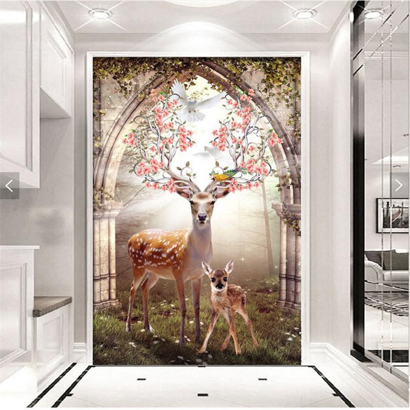 Hirsch mit Jungtier ab 50x80cm Diamond painting Deutschland | Diamond painting eigenes bild | Diamond painting kaufen | Diamond painting 5D | Diamond painting amazon | Diamond painting eigenes foto