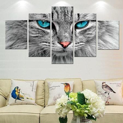 Katze | 5 Teile Diamond painting Deutschland | Diamond painting eigenes bild | Diamond painting kaufen | Diamond painting 5D | Diamond painting amazon | Diamond painting eigenes foto