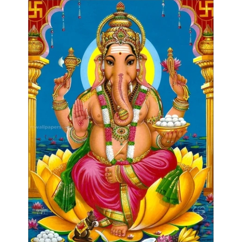 Lord Ganesha 4 Diamond painting Deutschland | Diamond painting eigenes bild | Diamond painting kaufen | Diamond painting 5D | Diamond painting amazon | Diamond painting eigenes foto