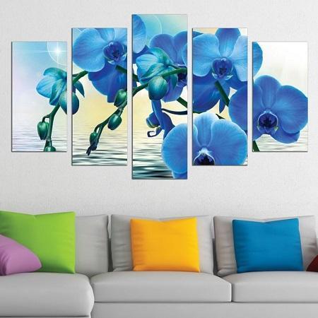 Lotusblumen Blau | 5 Teile Diamond painting Deutschland | Diamond painting eigenes bild | Diamond painting kaufen | Diamond painting 5D | Diamond painting amazon | Diamond painting eigenes foto