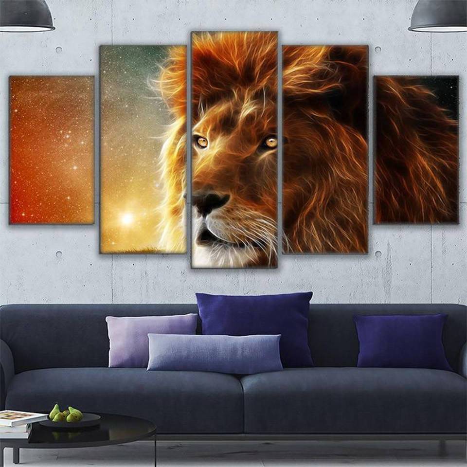 Löwe | 5 Teile Diamond painting Deutschland | Diamond painting eigenes bild | Diamond painting kaufen | Diamond painting 5D | Diamond painting amazon | Diamond painting eigenes foto