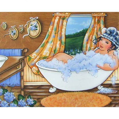 Mollige Damen | In der Badewanne Diamond painting Deutschland | Diamond painting eigenes bild | Diamond painting kaufen | Diamond painting 5D | Diamond painting amazon | Diamond painting eigenes foto