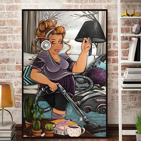 Mollige Damen | Staubsaugen ab 50x80cm Diamond painting Deutschland | Diamond painting eigenes bild | Diamond painting kaufen | Diamond painting 5D | Diamond painting amazon | Diamond painting eigenes foto