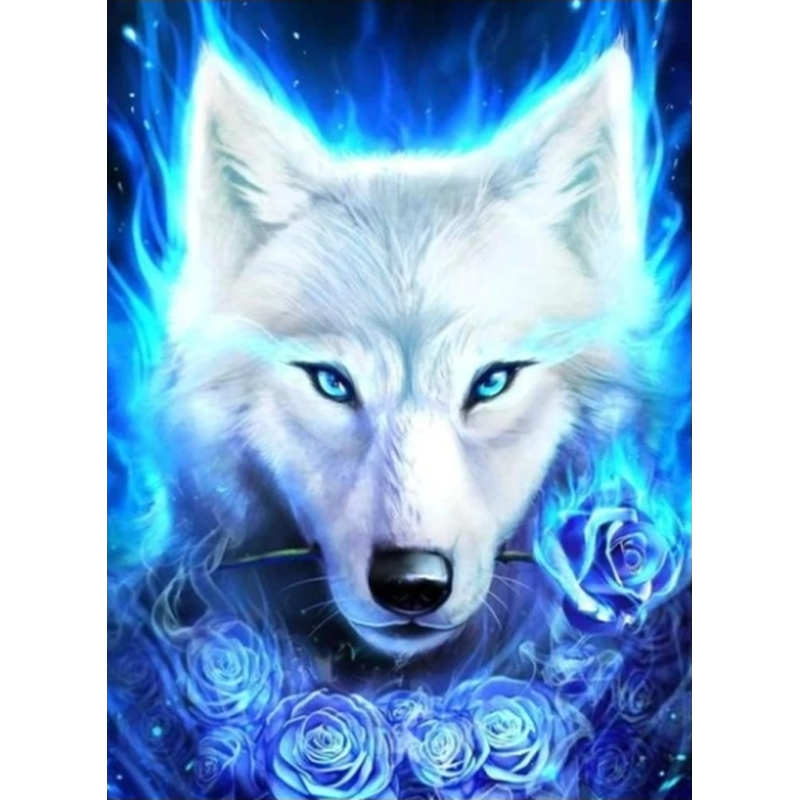 Neon-Wolf Diamond painting Deutschland | Diamond painting eigenes bild | Diamond painting kaufen | Diamond painting 5D | Diamond painting amazon | Diamond painting eigenes foto