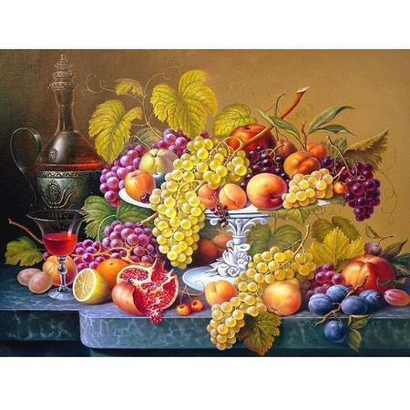 Obstschale Diamond painting Deutschland | Diamond painting eigenes bild | Diamond painting kaufen | Diamond painting 5D | Diamond painting amazon | Diamond painting eigenes foto