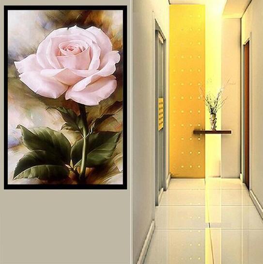 Rose in Rosé ab 50x70cm Diamond painting Deutschland | Diamond painting eigenes bild | Diamond painting kaufen | Diamond painting 5D | Diamond painting amazon | Diamond painting eigenes foto