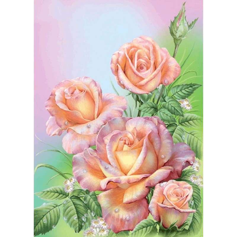 Rosen Rosa Diamond painting Deutschland | Diamond painting eigenes bild | Diamond painting kaufen | Diamond painting 5D | Diamond painting amazon | Diamond painting eigenes foto