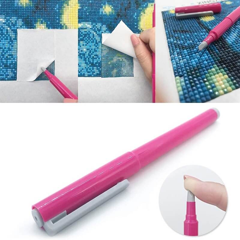 Rosa Keramik-Papierschneider In Stiftform – Für Diamant-Malerei, Basteln & Schule