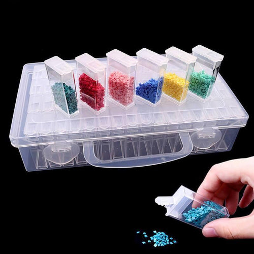 Sortierbox | 64 einzelne Gläser Diamond painting Deutschland | Diamond painting eigenes bild | Diamond painting kaufen | Diamond painting 5D | Diamond painting amazon | Diamond painting eigenes foto