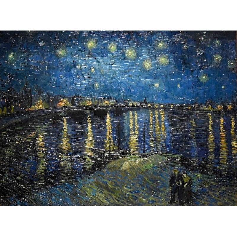 Sternennacht | Vincent van Gogh Diamond painting Deutschland | Diamond painting eigenes bild | Diamond painting kaufen | Diamond painting 5D | Diamond painting amazon | Diamond painting eigenes foto