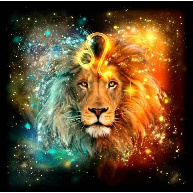 Sternzeichen Löwe Diamond painting Deutschland | Diamond painting eigenes bild | Diamond painting kaufen | Diamond painting 5D | Diamond painting amazon | Diamond painting eigenes foto